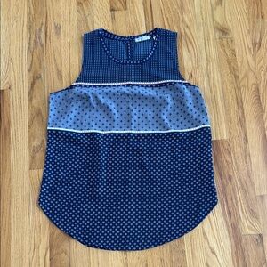 Abercrombie & Fitch Blue Print Tank Top, Size Large